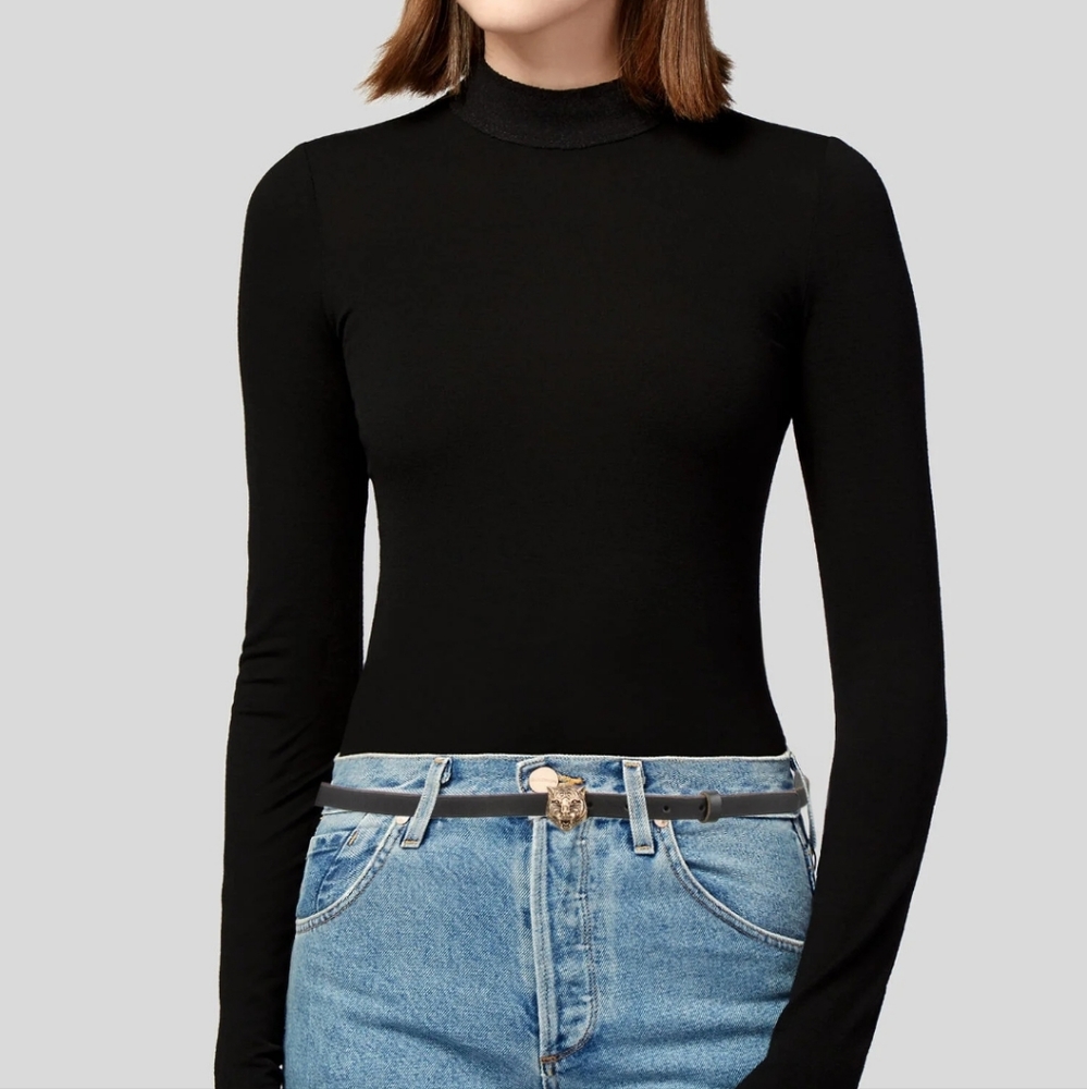 🌞GUCCI Skinny Leather Waist BeltSize: XXL - Picture 2 of 5